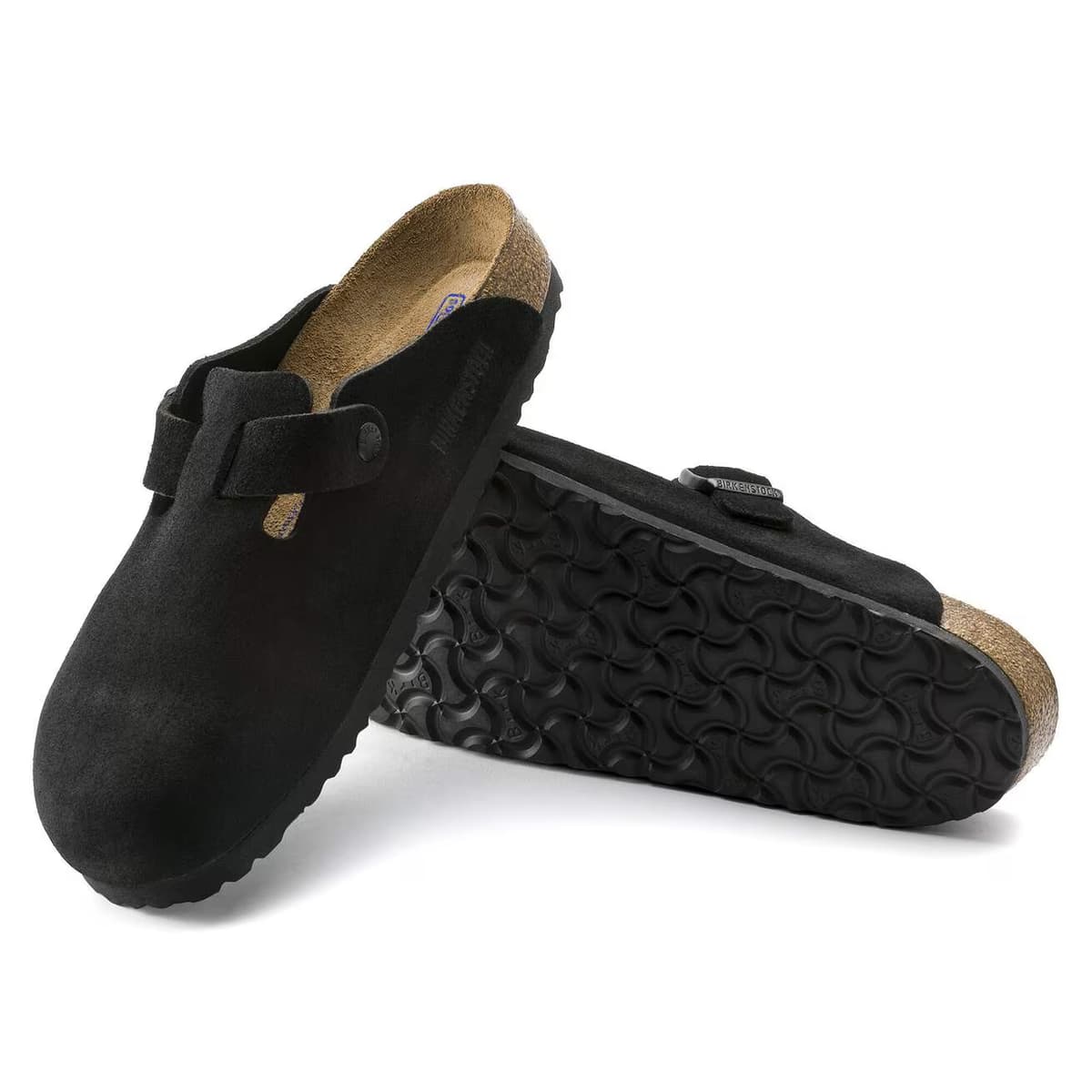 Birkenstock Boston Soft Footbed -- Black — alternate view