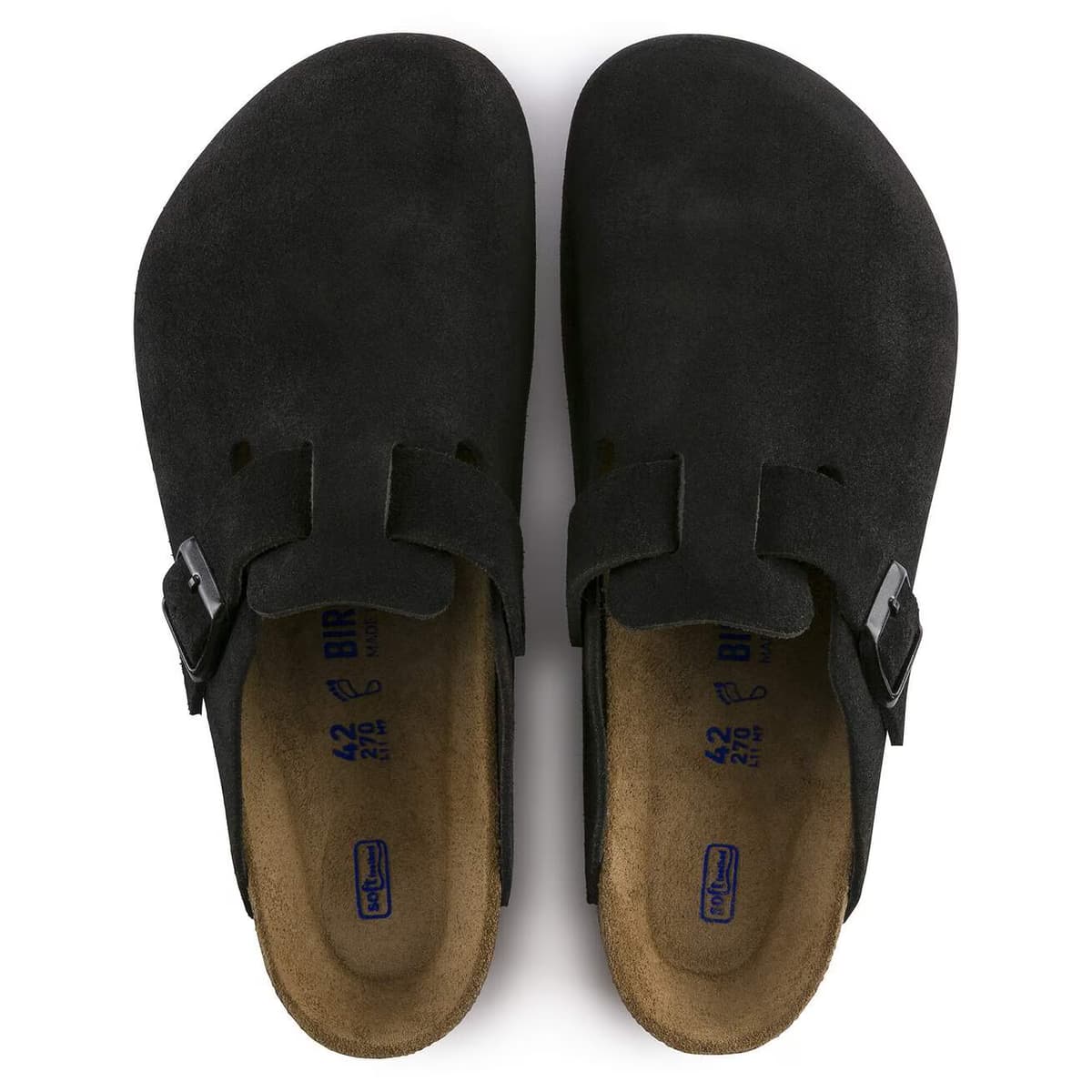 Birkenstock Boston Soft Footbed -- Black 3