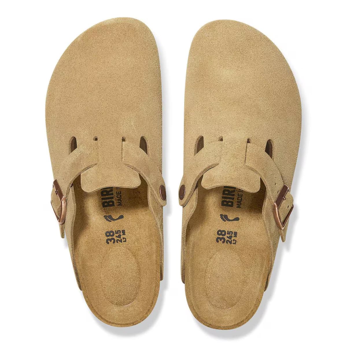 Birkenstock Boston Soft Footbed -- Latte Cream — alternate view