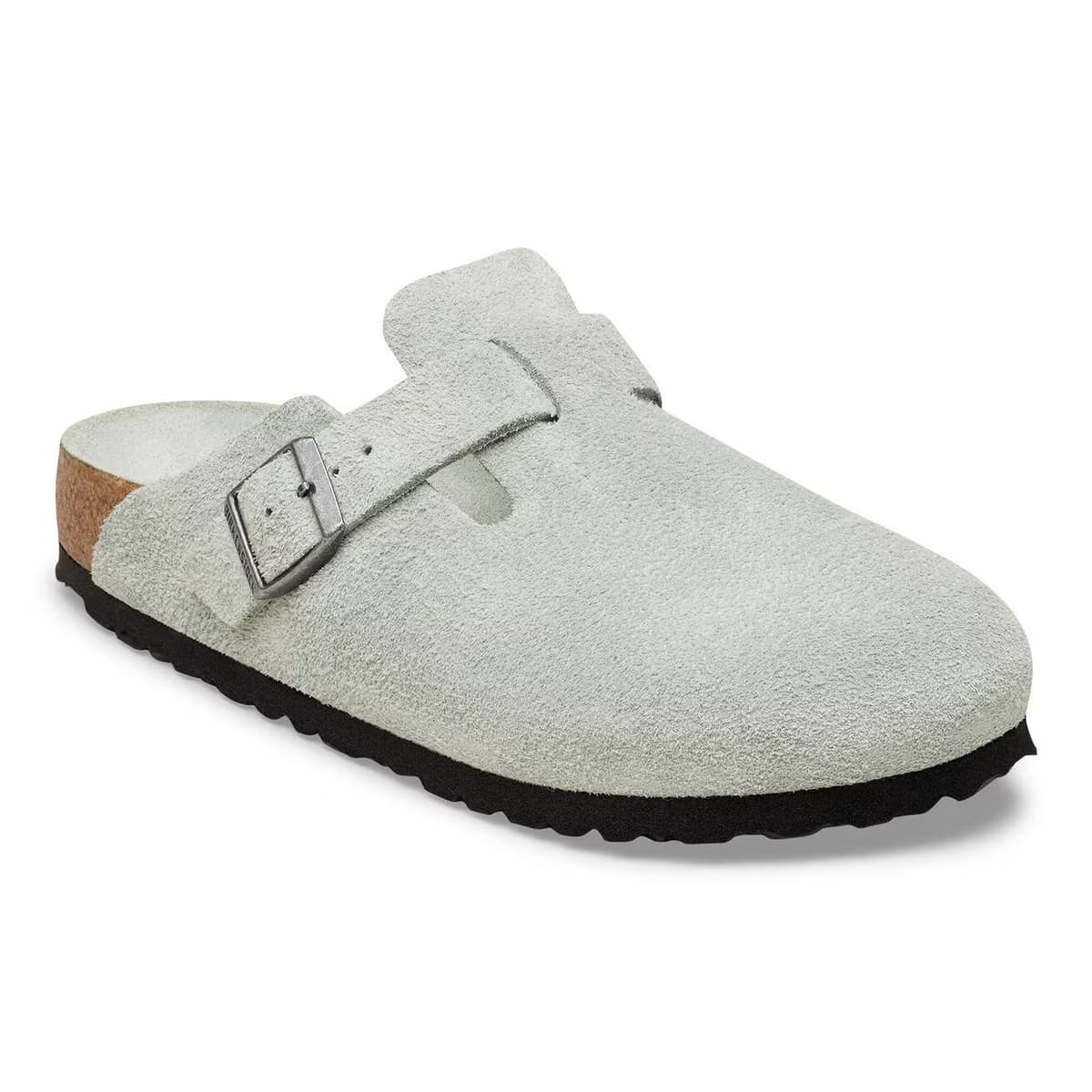 Birkenstock Boston Soft Footbed -- Pure Sage.