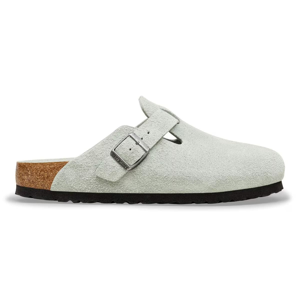 Birkenstock Boston Soft Footbed -- Pure Sage. — alternate view