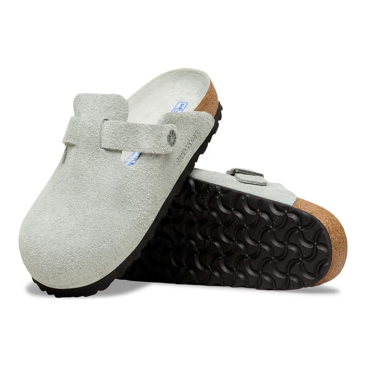 Birkenstock Boston Soft Footbed -- Pure Sage. 3