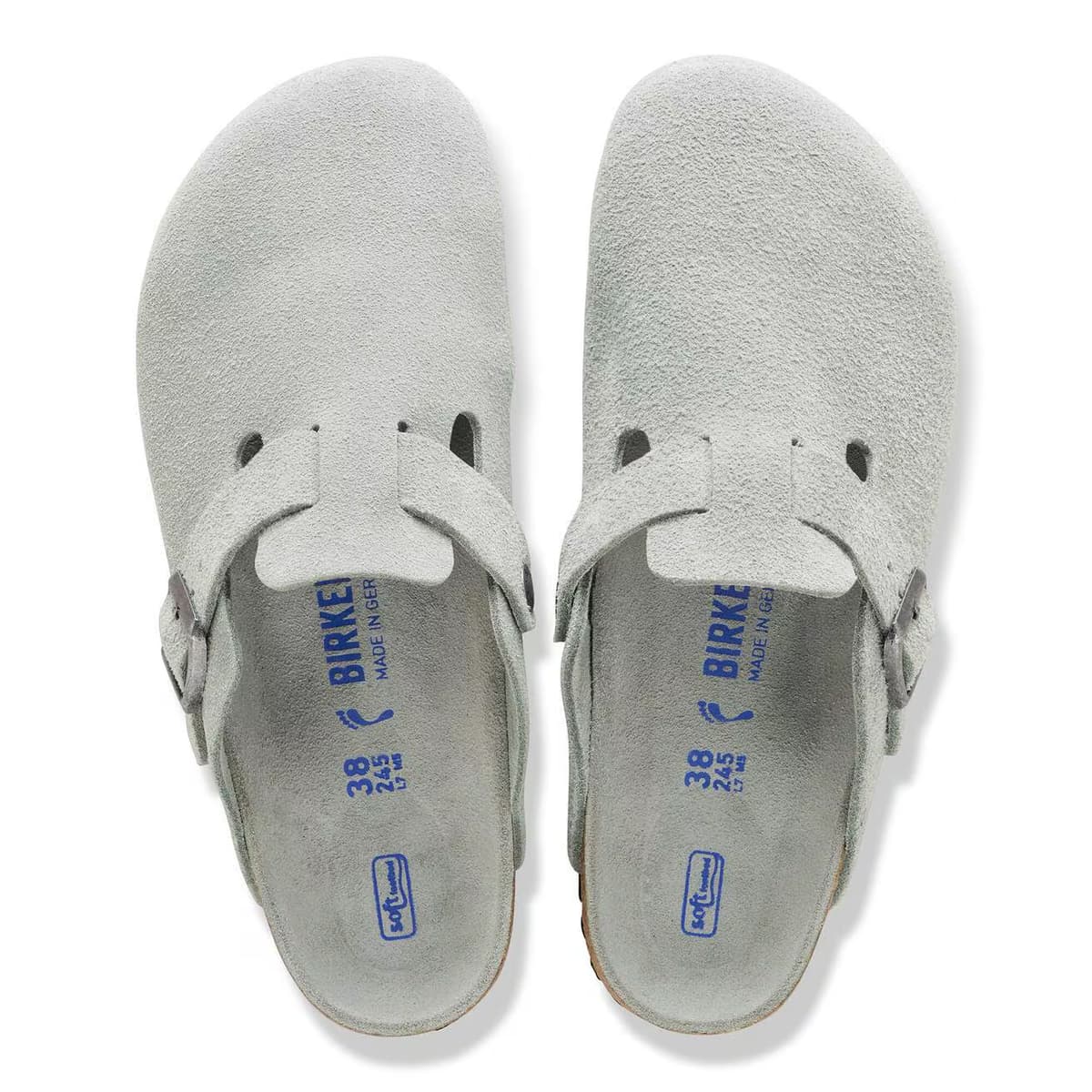 Birkenstock Boston Soft Footbed -- Pure Sage. 4
