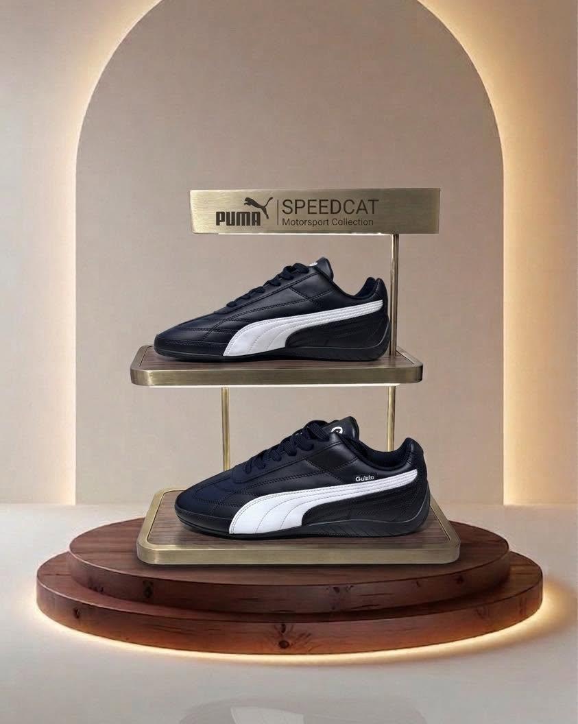 Puma Speedcat — Navy Leather 2